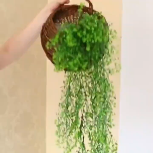 Hanging Planters Woven Storage Basket Wall Mounted Wicker Hanging Basket Home Decor for Garden Wedding Wall