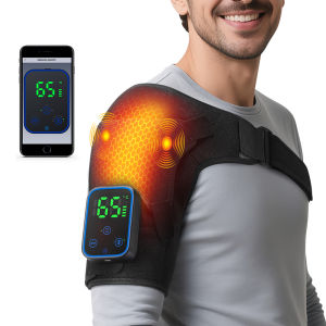 Hailicare | Detachable Wireless APP Control Electric Heating Vibration Knee Shoulder Elbow Massager Brace 3 Levels Timer Graphene Heating