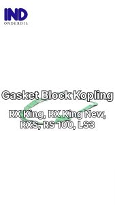 Gasket Packing-Paking Block-Blok Kopling-Kupling Hitam RX King Old-Lama & RXS & RS 100 & LS3
