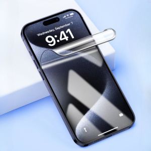 3PCS Hydrogel Film For iPhone 17 17 Air 16 Pro Max 16 Pro 16 Plus 15 14 13 12 HD Clear Full Cover Front Screen Protector Anti-Scratch Protective Soft Film For iPhone 17 Not Glass Film