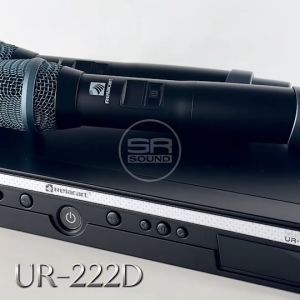 (ใช้โค้ดลดอีก10%) RELACART UR-222D ไมโครโฟนไร้สาย แบบมือถือ UHF เปลี่ยนหัวไมค์ได้ ปรับความถี่ได้ Wireless Microphone ไมค์ลอย UR222D