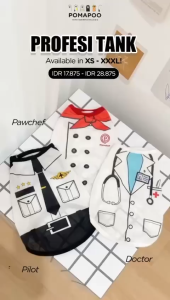 POMAPOO - Baju Kucing dan Baju Anjing Profesi Tank