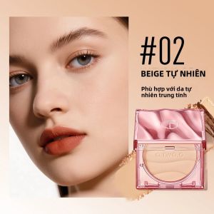 Phấn Phủ 2 Trong 1 Không Trọng Lượng Chống Nắng Che Khuyết Điểm Cao Lâu Trôi Không Thấm Nước Không Dầu Dạng Nén Phù Hợp Với Mọi Loại Da