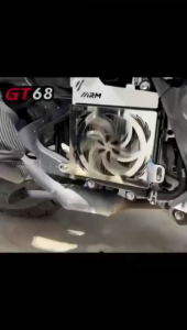 Motorcycle Radiator Shroud Rotating Fan Series Suitable For Click125 150 NMAX Aerox ADV 150 PCX/150 Acrylic