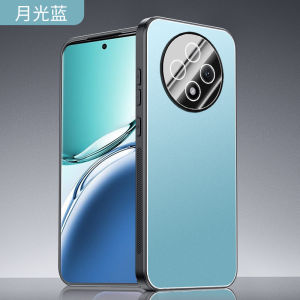 Oppo A3 pro Silicone Metal Phone Case with Lens Protection Heat Dissipation Mens Model A3iplus 5G Compatible Protective Cover
