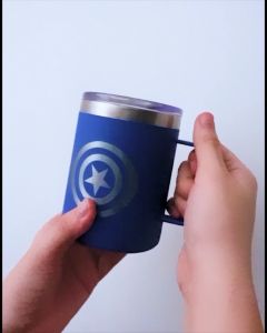 Marvel Captain America Stainless Steel Double Wall Vacuum Insulated Mug 380ML