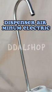 Pompa Galon Electric Dispenser Air Minum Food Grade Water Pump Dengan Tatakan Gelas di Charger