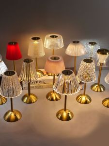 โคมไฟตกแต่งบรรยากาศแบบชาร์จไฟได้ สำหรับตกแต่งบาร์ แคมป์ปิ้งกลางแจ้ง ห้องนอน ไฟกลางคืน รุ่นชาร์จขนาดเล็ก ของตกแต่งบ้าน