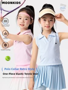 Moonkids | Sports Polo Sleeveless Top for Girls