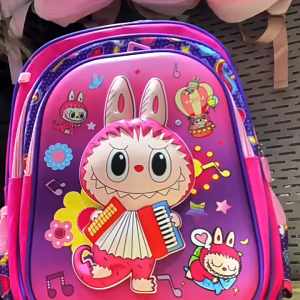 METECH 3 In 1 F 3D Cartoon Kids Backpack Lunch Box Pencil Case Beg School kids Student bags