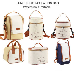 NINEONE Japanese Thermal Lunch Box Portable Insulated Lunch Bag Picnic Food Container School Bento For Kids Children Student