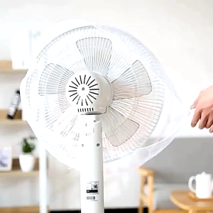 ฝาครอบพัดลมกันเด็กเล็ก ผ้าคลุมพัดลม กันหนีบ ลายสัตว์น่ารัก ถอดซักได้