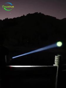 20000000LM High Power LED Flashlight Portable Rechargeable Lamp Tactical Lantern Super Bright Outdoor Lights For Fishing Hunting