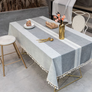 Nordic Tablecloth Linen Tablecloth Rectangular Tablecloth Waterproof High Quality Table Cloth Table Mat Long 170/180/200/240CM
