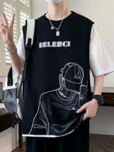 Cool Short Sleeve T-Shirt for Teenage Boys 12-15 Years Old Middle And High School Students Fashionable Half Sleeve Summer Wear