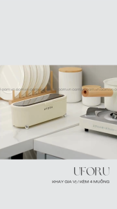 KHAY ĐỰNG GIA VỊ UFORU CÓ MUỖNG
