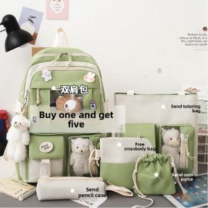 High Aesthetic School Backpack for Girls 2024 New Edition