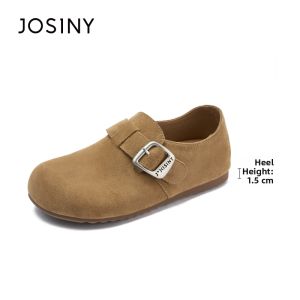 Josiny | Casual Soft Bottom Birkenstock Style Leather Shoes