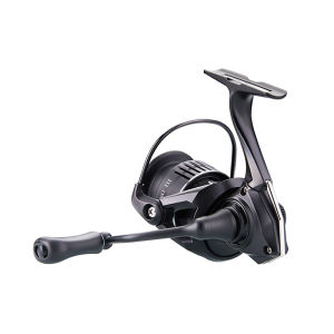 DEUKIO Black Lightweight Spinning Fishing Reel Screw in Handle 6+1BB 8kg Drag Power Carbon Fiber Body Anti Seawater Fishing Coil