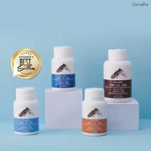 น้ำมันปลา กิฟฟารีน FISH OIL 500 มิลลิกรัม/ 90 น้ำมันตับปลา GIFFARINE Fish oil สมอง ความจำ