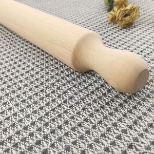 ไม้นวดแป้ง ไม้คลึงแป้ง ผลิตจากเนื้อไม้แท้ เกรดA ไร้รอยต่อ ไม้รีดแป้ง อุปกรณ์เบเกอรี่ Rolling Pin