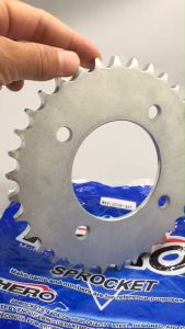 สเตอร์หลัง RXZ 35T36T38T40T-428 HERO ชุบแข็ง อ่านรายละเอียดก่อนซื้อ เลือกฟันสเตอร์หลัง ตอนสั่ง อะไหล่มอร์ไซค์