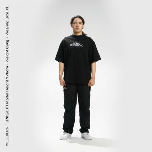 Wellborn Vision Black Oversized T-shirt