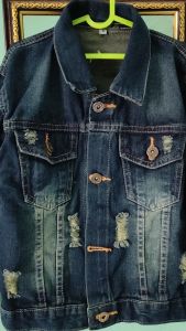 Jaket Denim Anak: jaket jeans anak laki-laki perempuan cowok cewek cowo cewe usia 5 6 7 8 9 tahun