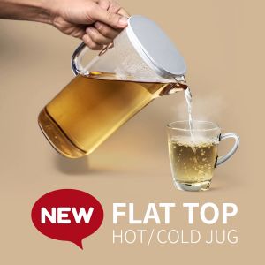 Flat Top Jug เหยือกน้ำ และ เครื่องดื่ม สามารถใส่น้ำร้อนและน้ำเย็นได้ Qualy (ควอลี่)