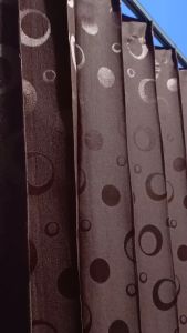 Gorden Plisket Model Cantolan Kawat S Motif Polkadot Tirai Murah