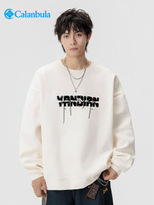 Calanbula | Mens Casual Long Sleeve Round Neck T-shirt Sweater Autumn Winter