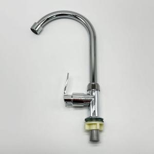 EELHOE | 1Pcs Chrome Kitchen Sink Faucet Stainless Steel 360 Swivel Spout Rust Resistant for Camper Van Kitchen Upgrade