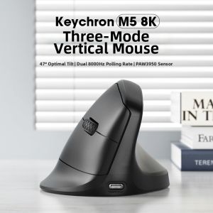 Keychron | Chuột Không Dây 3 Chế Độ Ergonomic