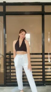 SC139 BKK Cotton Bark Candy Trouser Pants with pockets