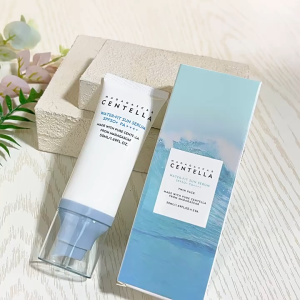 SKlN1004 Madagascar Centella Hyalu-Cica Water-Fit 50ml + 50m 蓝盒防晒霜Hyaluronic Asiatica Essence Water SensitiveFace Sunscreen(SPF 50+ PA++++)