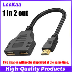 1 in 2 Out HDMI-compatible Splitter Cable 1080P Male To Female Dual Port HDMI-Compatible HDTV Adapter for Laptop TV Box Monitor