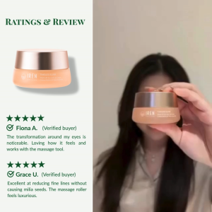 IREN Shizen TIMELESS ELIXIR Multi-Lift Eye and Lip Cream - Fine Lines Eye Bags Puffiness Dark Eye Circles (15ml)