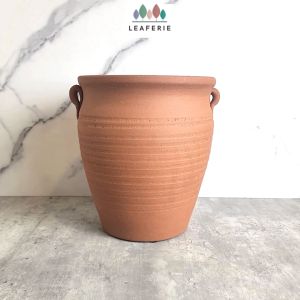 The Leaferie Elrias Terracotta plant pots (5 designs) flowerpot . flowerpots . flower pot . planter . planters . Flower