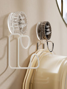 Bathroom Wall Mounted Suction Cup Basin Storage Rack Hook Sink Organizer Plastic Adhesive Hook Heavy Duty Toilet Accessories