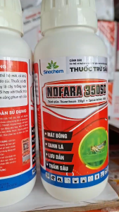 [THIEN THINH SHOP]  Trừ rệp sáp rầy nâu rầy phấn trắng rầy xanh bọ trĩ mát bông xanh lá lưu dẫn mạnh NOFARA 350SC chai 450ml