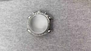 Vỏ Đồng Hồ Bằng Thép Không Gỉ 40mm Màu Bạc Viền Chronograph Tương Thích Với Bộ Máy Quartz VK63 VK64 VK67 VK68 Phụ Kiện Sửa Chữa Đồng Hồ.