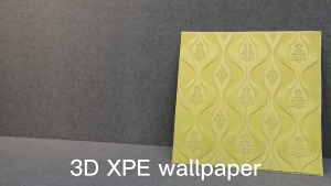 Wallpaper Stiker Dinding Timbul 3D Foam 70cm x 70cm Wallfoam Tebal Dekorasi Dinding Sticker Mudan