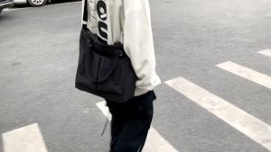 Japanese Casual Literary Woman Bag Shoulder Bag Women Handbag Nylon Waterproof Bag Sling Crossbody Bag