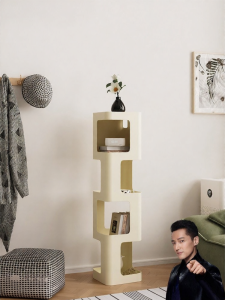 OUQI | Whipped Cream Style Creative Iron Art Shelf