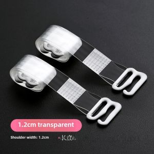 Invisible Shoulder Strap Womens Bra Band Anti-Slip Smooth Surface Ultra-Thin Wide Allergy-Free Maternity Underwear