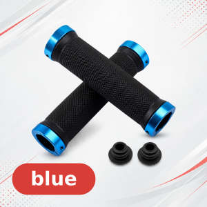 PINMOAP Bicycle Handlebar Grips Rubber Anti Slip Shock Absorbing Bike Component for MTB Road Bike Cycling Replacement