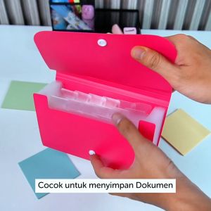 Deli Expanding File Penutupan Snap yang mudah 12 Pembagi dengan tab index untuk pengaturan yang lebih mudah E5561 5560