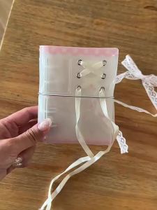 Lace Ribbon Sweet PVC Loose-leaf Notebook