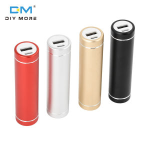 Diymore hình trụ hợp kim nhôm hàn miễn phí Loại C sạc di động Bộ cấp 1 phần 218650/1700 sạc dự phòng Kit 5v 2A sạc nhanh