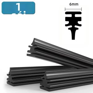 Dải Cao Su Nạp Nước Rửa Kính Chắn Gió Ô Tô Lanke Universal 6mm Có Thể Cắt Từ 14 Inch Đến 32 Inch Cao Su Tự Nhiên Phù Hợp Với Hầu Hết Các Hệ Thống Gạt Nước Bộ 1/2/5 Cái